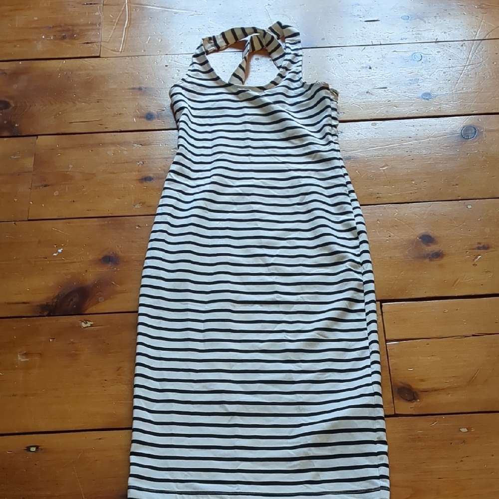 NWT Zara Striped Sleeveless Dress Sz M